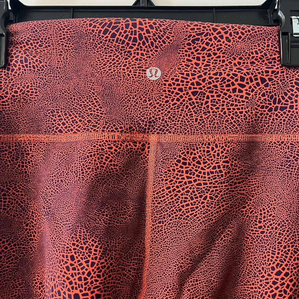 lululemon athletica Rust Red Patterned Leggings - image 3